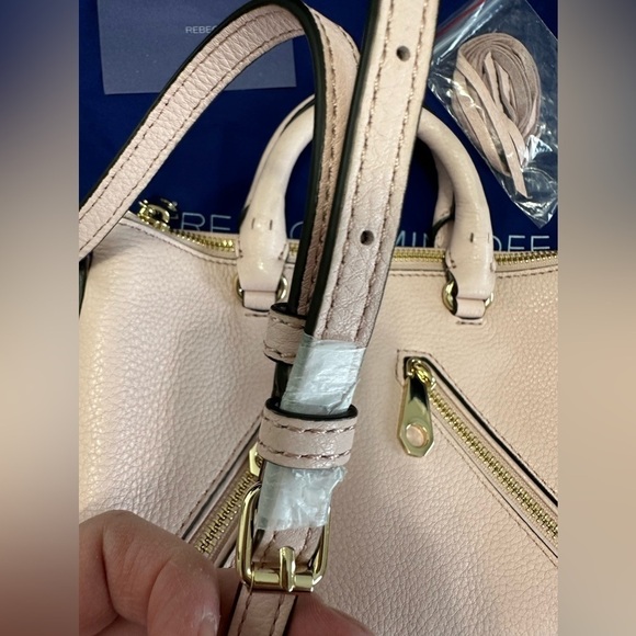 *NEW* Rebecca Minkoff Micro Moto Satchel Baby Pink - Picture 6 of 14